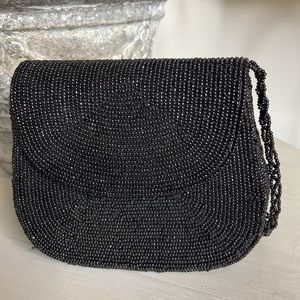Black Beaded Purse.